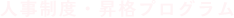 人事制度・昇格プログラム
