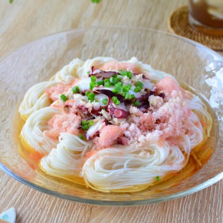 北海道旨味たこと冷凍トマトのそうめん