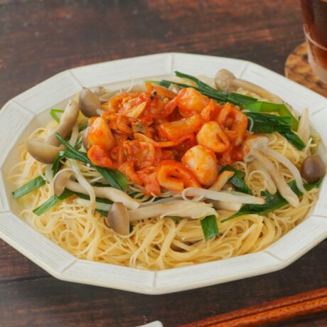 3種の海鮮キムチビーフン