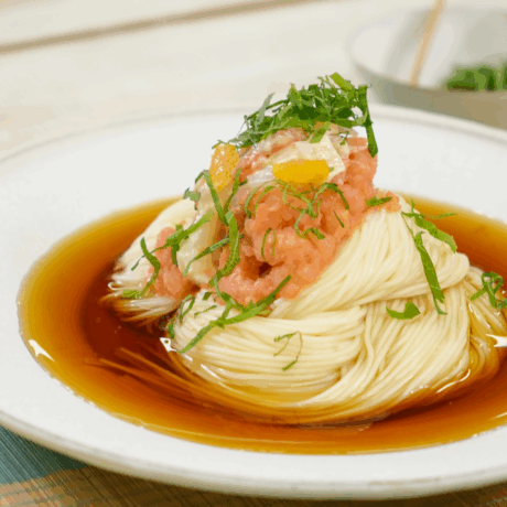 フローズントマトそうめん