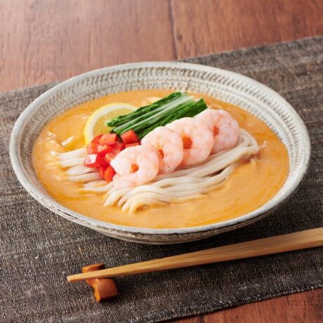 オマール海老のクリームスープおうどん