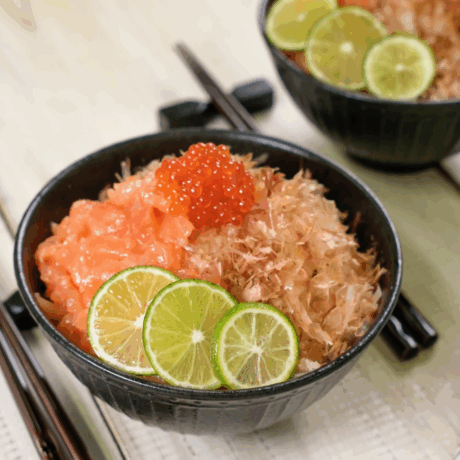サーモンのすだちごはん
