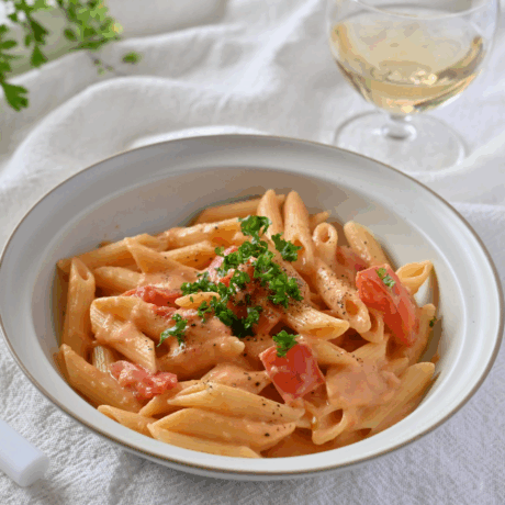 オマール海老のトマトペンネ