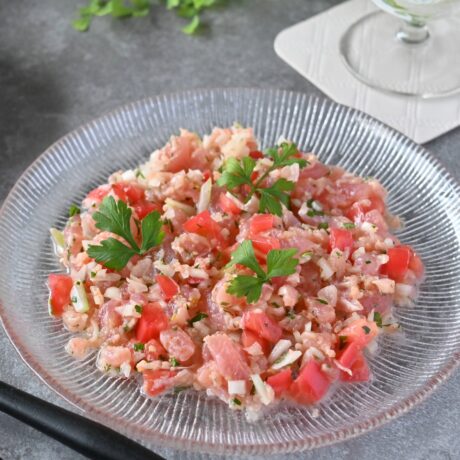 ごろっとまぐろ丼ポキ味のタルタル