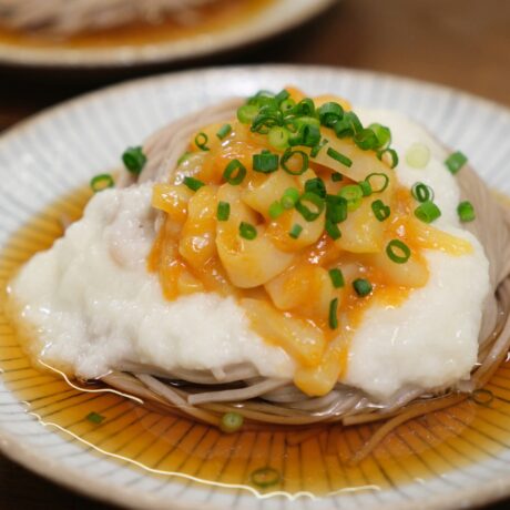 いか雲丹とろろそば