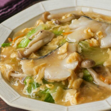 紅ずわいがにあんかけ