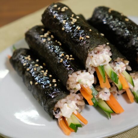 コマキンパでミニ恵方巻