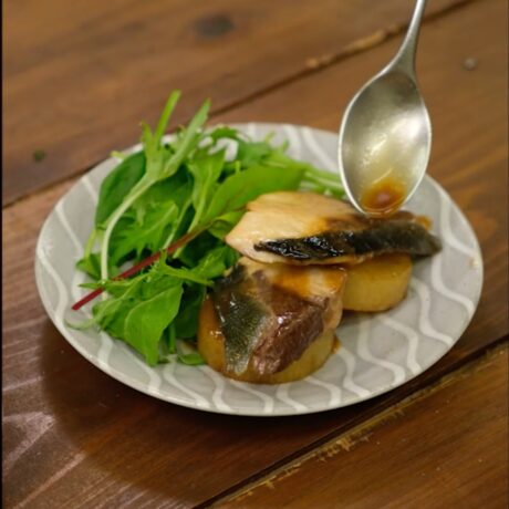 バターしょうゆ鰤大根