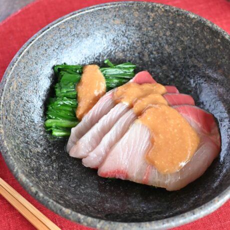 鰤の酢味噌あえ